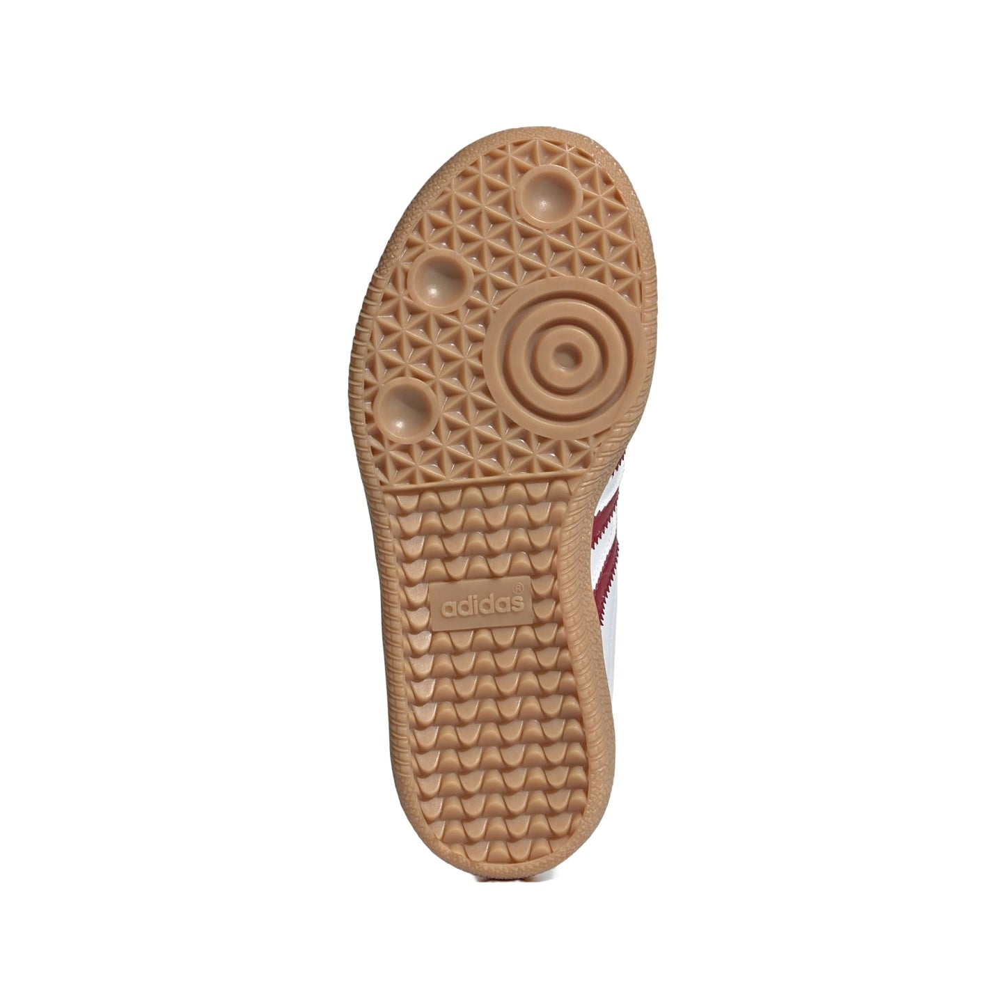 (PS) adidas Samba OG 'White Collegiate Burgundy Gum' IE1333
