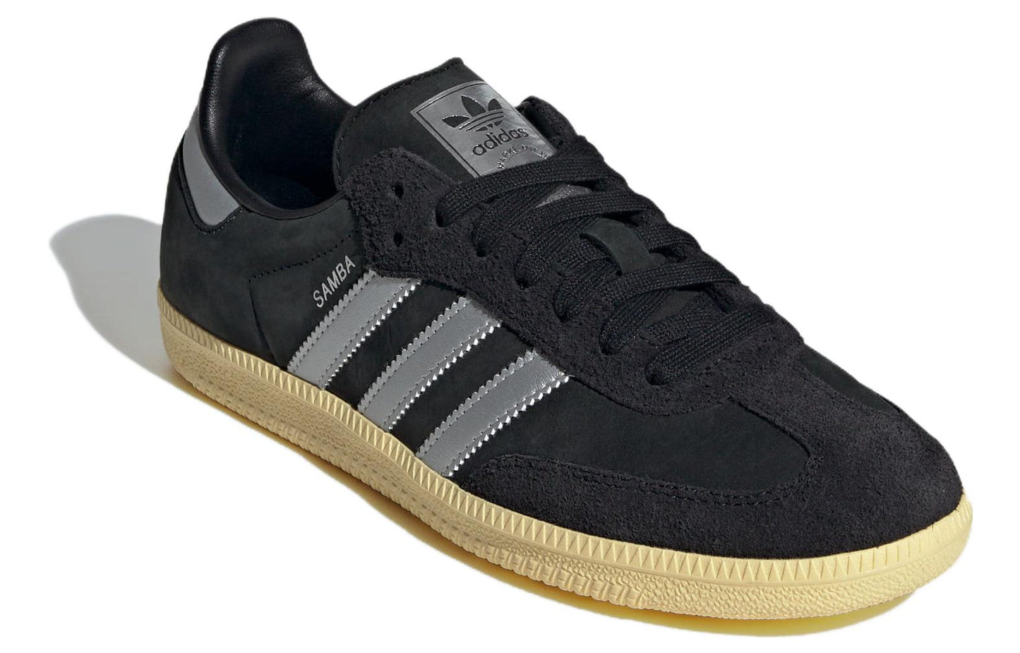 (WMNS) adidas Samba OG 'Black Matte Silver' IE8128