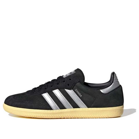 (WMNS) adidas Samba OG 'Black Matte Silver' IE8128