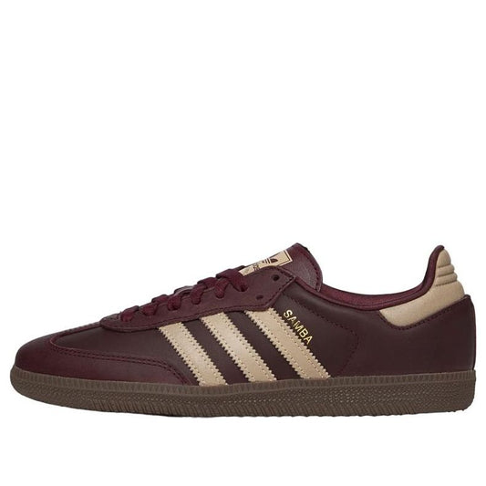 (WMNS) adidas Samba OG 'Maroon Crystal Sand' IF7004
