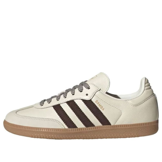(WMNS) adidas Samba OG 'Off White Dark Brown' JS3181