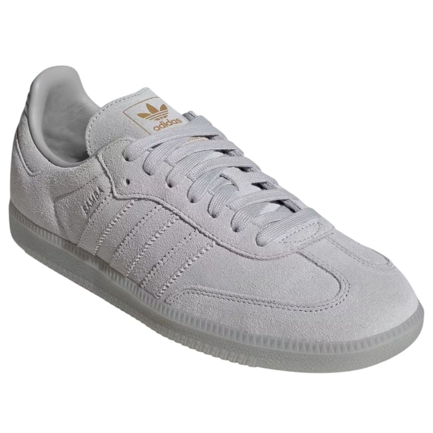 adidas Samba 'Grey Two Crystal White Gold Metallic' JR0888