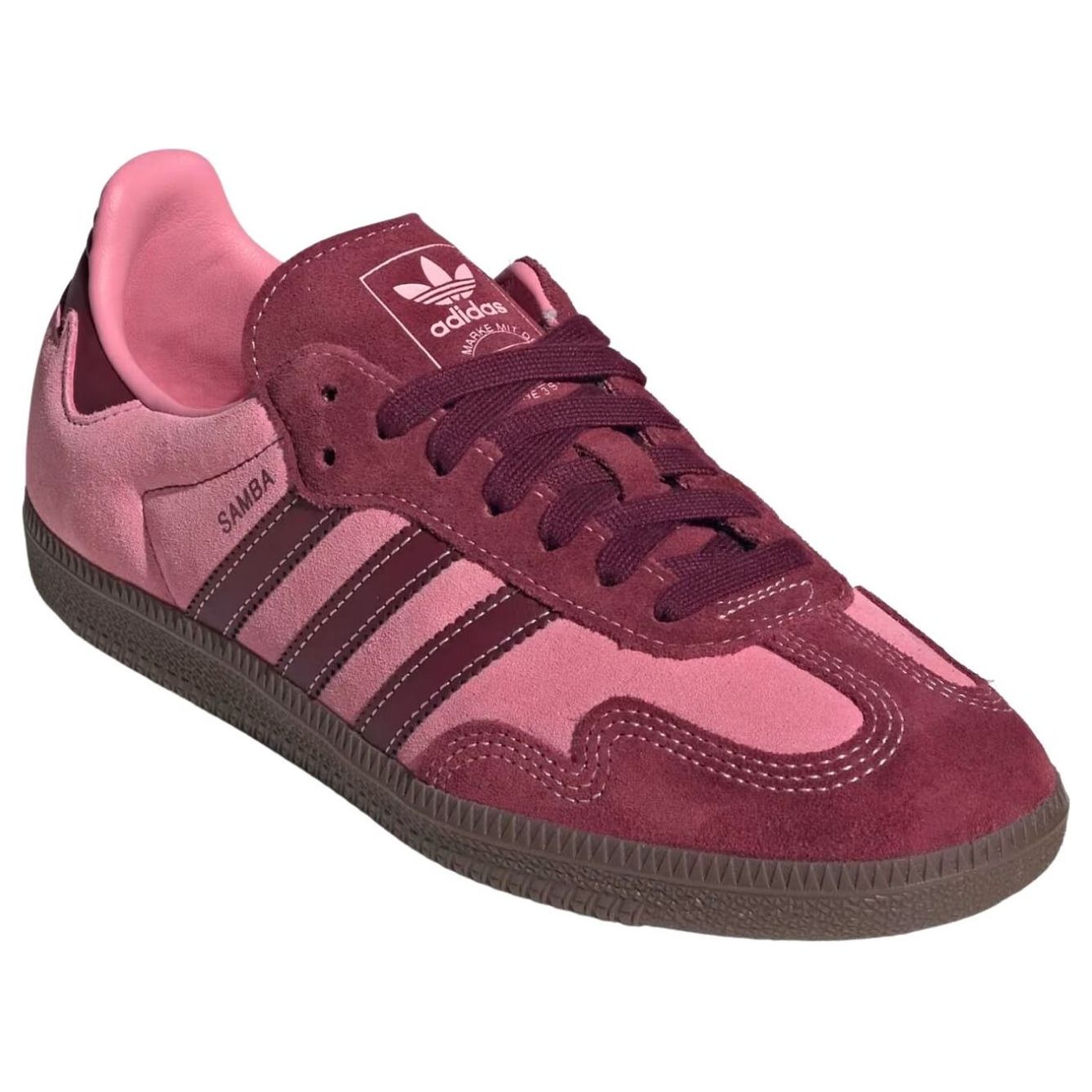 (WMNS) adidas Samba 'Pink Spark Shadow Red Gum' IH6704