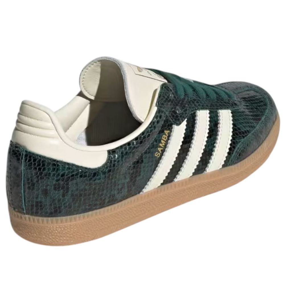 (WMNS) adidas Samba OG Faux Snakeskin 'Collegiate Green' JR8848
