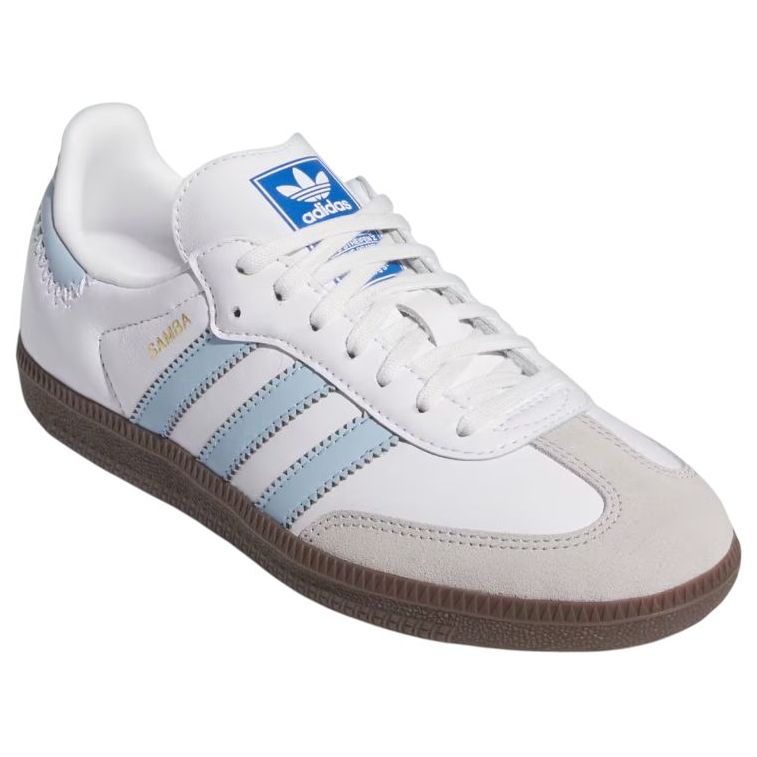 (GS) adidas Samba OG 'Cloud White Light Blue' JI2009