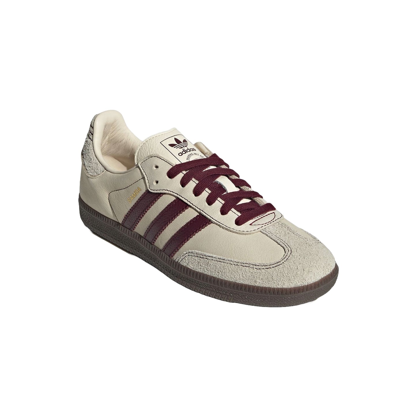 (WMNS) adidas Samba OG 'Wonder White Maroon' IG1987