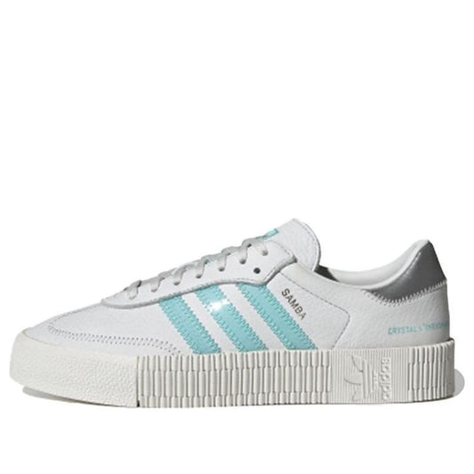 (WMNS) adidas x Swarovski Sambarose 'White Clear Aqua' GZ8618